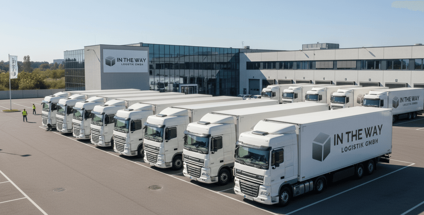 Logistik Hintergrund